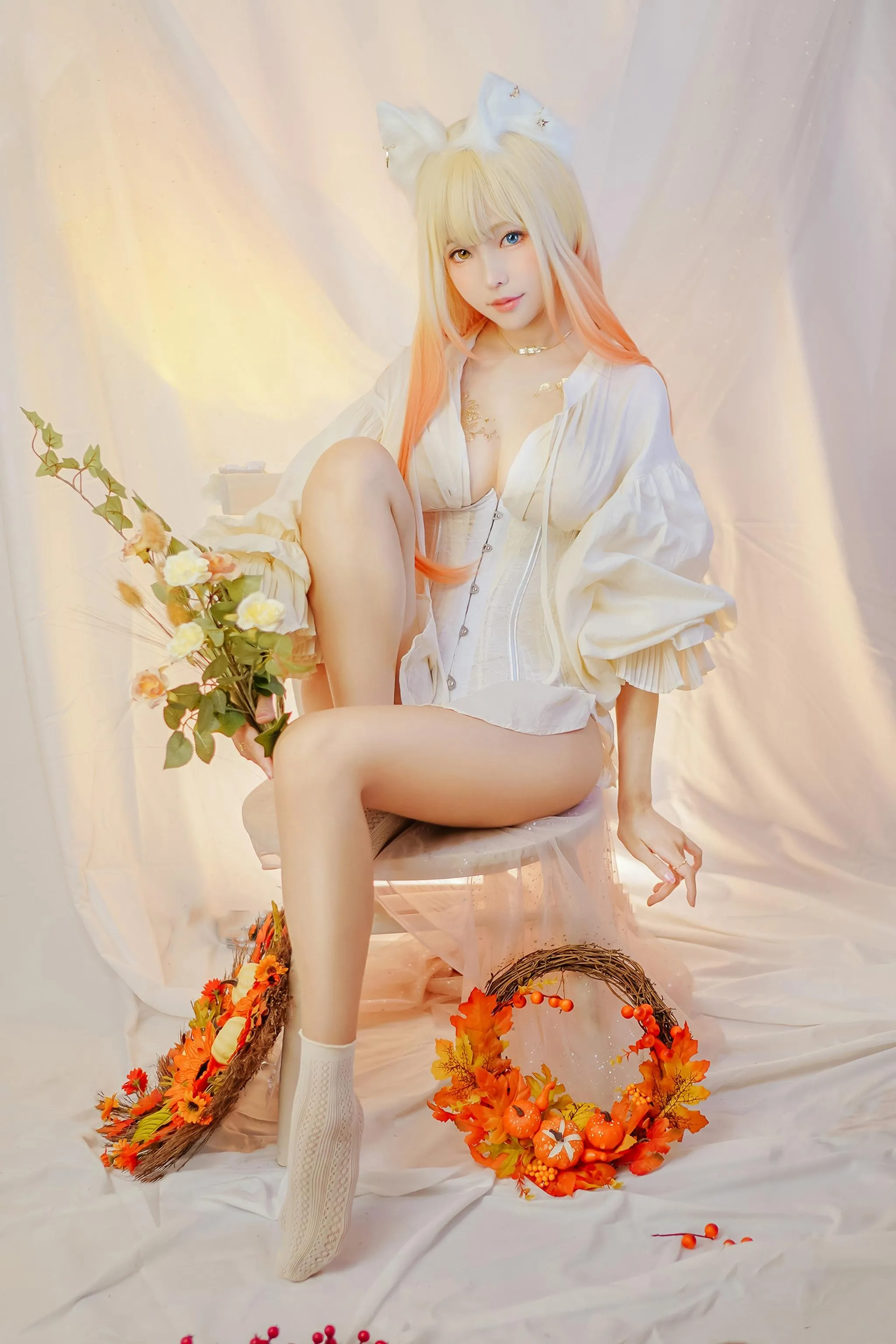 ElyEE子 – NO.77 Original Witch  Cat魔女與貓-Odd-eyed cat __ [41P]插图2